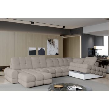 Rohová sedacia súprava TOLLO XL ROH v pravom prevedení je harmonickým spojením luxusu, komfortu a praktickosti. So svojím elegantným vzhľadom, bohato čalúneným povrchom a výrazným dekoratívnym prešívaním pôsobí ako dizajnový šperk každého…