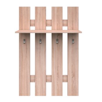 Vešiakový panel Topty Typ 29 80 v elegantnom prevedení dub sonoma je ideálnym riešením pre moderné interiéry. Tento praktický a štýlový doplnok od značky KONDELA ponúka nielen funkčnosť, ale aj estetický vzhľad, ktorý sa hodí do každej predsiene.