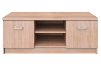 TV stolík Topty Typ 35 2D v elegantnom prevedení dub sonoma je ideálnym riešením pre moderné interiéry. Tento kus nábytku od značky KONDELA ponúka nielen praktickosť, ale aj štýlový vzhľad, ktorý sa hodí do každej obývačky.