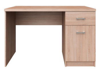 PC stôl Topty Typ 36 1D1S/120 v elegantnom prevedení dub sonoma je ideálnym riešením pre vašu kanceláriu alebo pracovný kútik. Tento moderný stôl od značky KONDELA ponúka praktické a funkčné využitie, ktoré oceníte pri každodennej práci s počítačom.