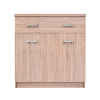 Dvojdverová komoda so zásuvkou Topty Typ 42 2D1S/60 v elegantnom prevedení dub sonoma je ideálnym riešením pre tých, ktorí hľadajú praktický a moderný nábytok do interiéru. Táto komoda značky KONDELA ponúka dostatok úložného priestoru vďaka dvom dverám a jednej zásuvke, čo ju robí vhodnou pre…