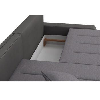 Rohová sedačka TRAMP je rozkladacia sedačka s úložným priestorom v čelnej časti. Bola navrhnutá tak, aby zabezpečila maximálny komfort pri sledovaní obľúbeného filmu, pri čítaní knihy alebo len tak pri relaxovaní s rodinou a priateľmi. Je pohodlná, praktická, priestranná, jednoducho perfektná.…