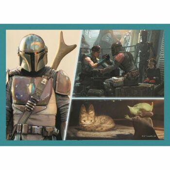 TREFL Mandalorian a jeho svět 4v1 35,48,54,70 dielov puzzle