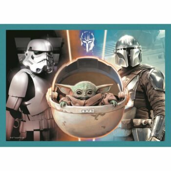 TREFL Mandalorian a jeho svět 4v1 35,48,54,70 dielov puzzle