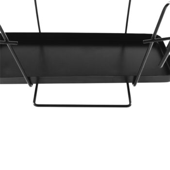 TUOM TYP 2: Závesný držiak na kvetináč Tuom Typ 2 - čierna; materiál: kov; rozmery (ŠxHxV): 48,5x26,5x21,5 cm.