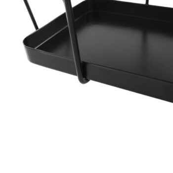 TUOM TYP 2: Závesný držiak na kvetináč Tuom Typ 2 - čierna; materiál: kov; rozmery (ŠxHxV): 48,5x26,5x21,5 cm.