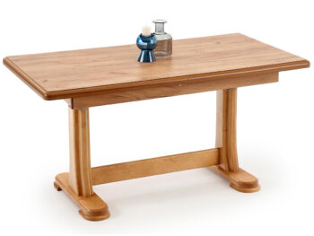 Rozkladací konferenčný stolík Tymon 2 - dub craft je moderným a praktickým doplnkom do každého interiéru. Je vyrobený z kvalitného aglomerovaného materiálu, konkrétne laminovanej MDF a masívu, čo zaručuje jeho dlhú životnosť a odolnosť voči poškodeniu. Jeho tmavá farba v prevedení dub craft…