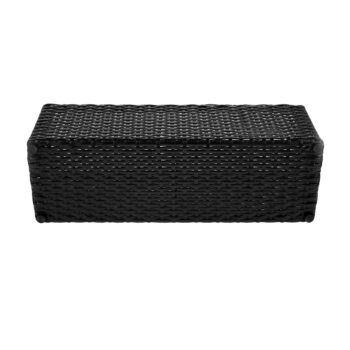 Ratanový kvetináč Tyrion v elegantnej čiernej farbe je ideálnym doplnkom pre váš interiér aj exteriér. Tento moderný kvetináč od značky KONDELA kombinuje štýlový dizajn s praktickosťou, čo ho robí vhodným pre rôzne priestory a dekorácie.