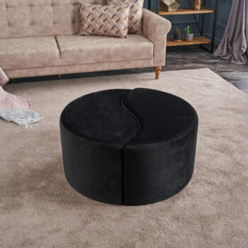 Taburet Alis Puf Black