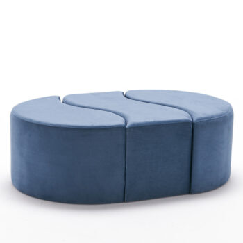 Taburetka Alya Puf Blue
