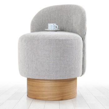 Taburetka Barren Puf Grey