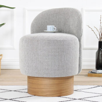 Taburetka Barren Puf Grey