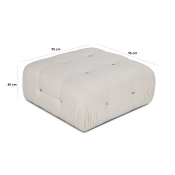Taburetka Bubble Pouffe Béžová