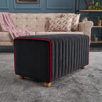 Taburetka Mabel Puf Black