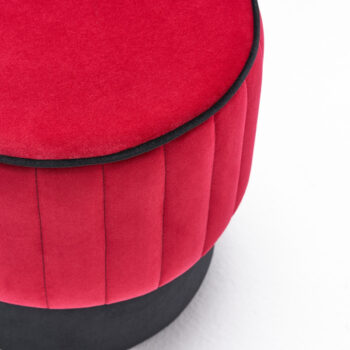 Taburetka Rose Puf Red