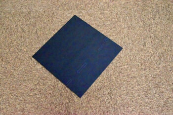 Tapibel, Kobercový štvorec Coral 58309 Bitumen hnedý 50 x 50 cm, chodba / predsieň
