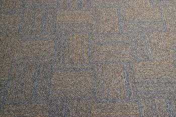 Tapibel, Kobercový štvorec Coral Lines 60309-50 hnedo-šedý 50 x 50 cm, chodba / predsieň