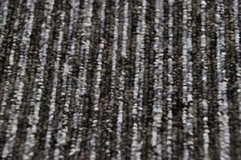 Tapibel, Kobercový štvorec Coral Lines 60345-50 šedo-čierny 50 x 50 cm, chodba / predsieň