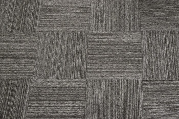 Tapibel, Kobercový štvorec Coral Lines 60345-50 šedo-čierny 50 x 50 cm, chodba / predsieň