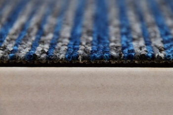 Tapibel, Kobercový štvorec Coral Lines 60360-50 modro-šedý 50 x 50 cm, chodba / predsieň