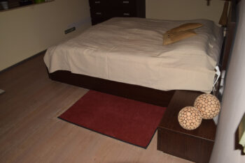 Tapibel, Kusový koberec Supersoft s bordurou 110 červený, 400x500, červená, spálňa