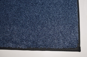 Tapibel, Kusový koberec Supersoft s bordurou 710 tm. modrý, 140x200, modrá, chodba / predsieň