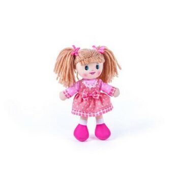 Teddies Bábika Terezka handrová plyš 30cm česky hovoriaca na karte