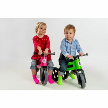 Teddies FUNNY WHEELS Rider Sport růžové 2v1 28/30cm
