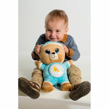 Teddies Plyšový medvedík Uspávačik 32 cm, modrá