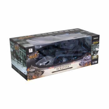 Teddies Tank RC TIGER I  so zvukom a svetlom, 33 cm, na batérie + dobíjací pack 40 MHz