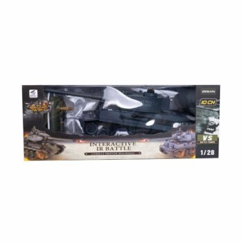 Teddies Tank RC TIGER I  so zvukom a svetlom, 33 cm, na batérie + dobíjací pack 40 MHz