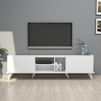 Televízny stolík Elegante White