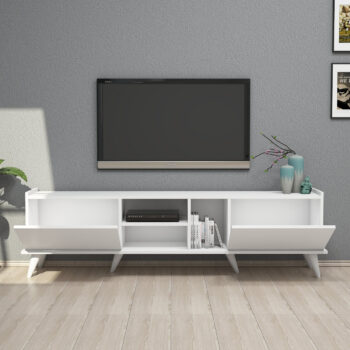 Televízny stolík Elegante White