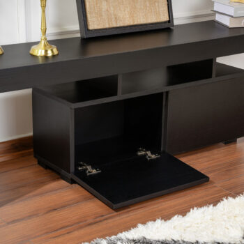 Televízny stolík Enclave Wood Black