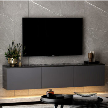 Televízny stolík Neon Illuminated Anthracite