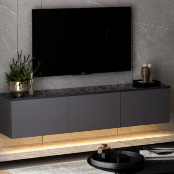 Televízny stolík Neon Illuminated Anthracite