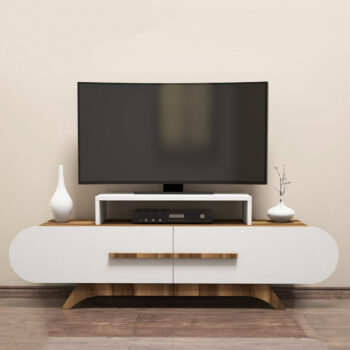 Televízny stolík Rose Walnut White
