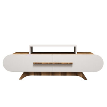 Televízny stolík Rose Walnut White