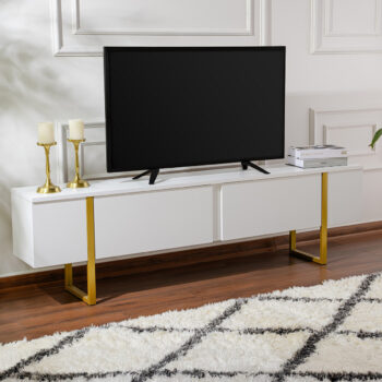 Televízny stolík Serenity White