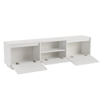 Televízny stolík Vanguard Natural White