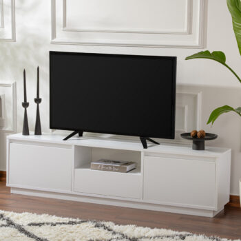 Televízny stolík Vanguard Natural White