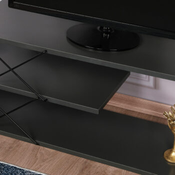 Televízny stolík Zigzag Anthracite