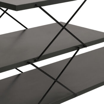 Televízny stolík Zigzag Anthracite