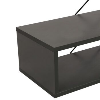 Televízny stolík Zigzag Anthracite