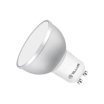 Tellur WiFi Smart LED RGB žiarovka GU10, 5 W, čirá, teplá biela