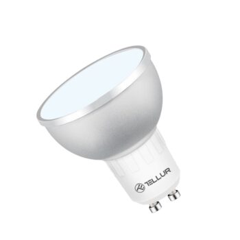 Tellur WiFi Smart LED RGB žiarovka GU10, 5 W, čirá, teplá biela