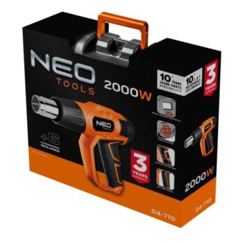 Teplovzdušná pištoľ s výkonom 2000W, 04-710 NEO