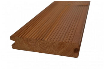 Terasové dosky ŠKANDINÁVSKÁ THERMOBOROVICA 26 × 118 × 3600 mm | elegantne rýh. / hladká | drážka