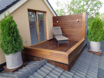 Terasové dosky iCLIP THERMOJASAN 21 × 120 × 2400 mm | hladká