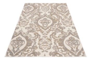 Terasový béžový koberec s ornamentom Šírka: 80 cm | Dĺžka: 150 cm